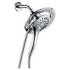 Anzzi Valkyrie Two-in-One Magnetic Showerhead and Hand Sprayer in Chrome SH-AZ067CH